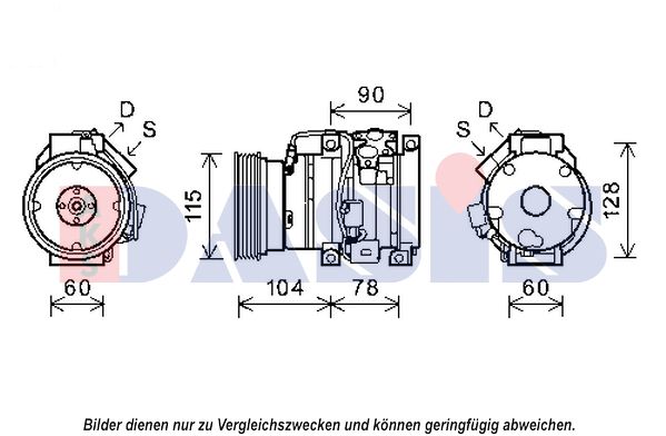 AKS DASIS Kompressor,kliimaseade 852636N